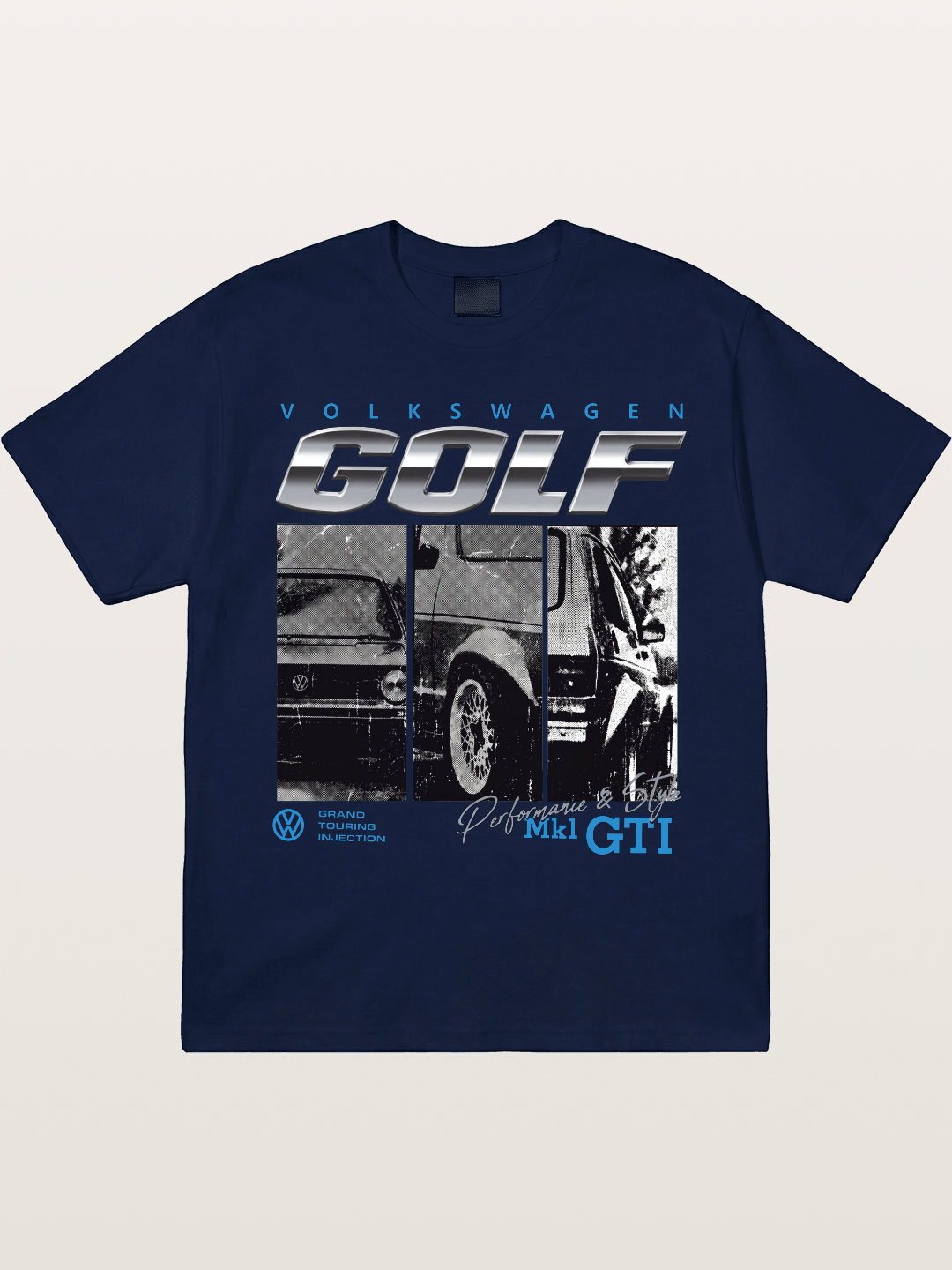 Volkswagen Golf MK1 Retro Gildan T-shirt