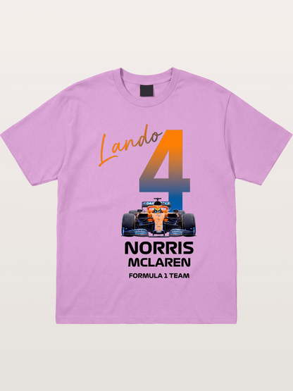 Lando Norris McLaren 4 Graphic Gildan T-shirt