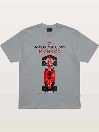 LV Monaco F1 Red Race Car Gildan T-shirt