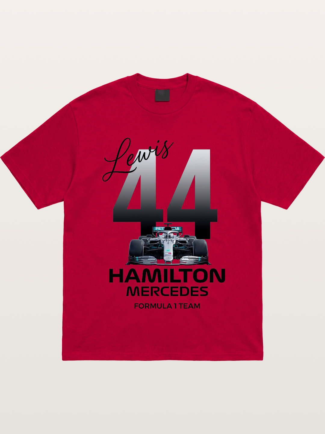 Lewis Hamilton Mercedes 44 Design Gildan T-shirt