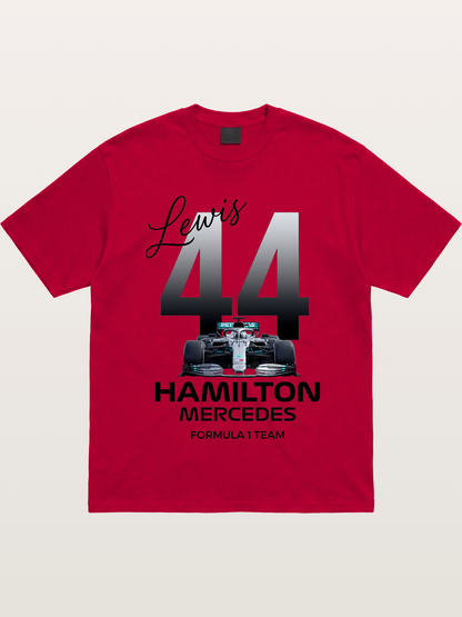 Lewis Hamilton Mercedes 44 Design Gildan T-shirt
