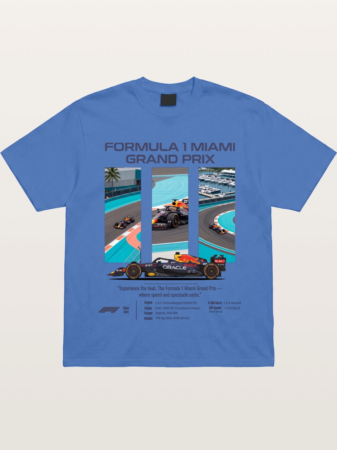 Miami Red Bull Race Art Gildan T-shirt
