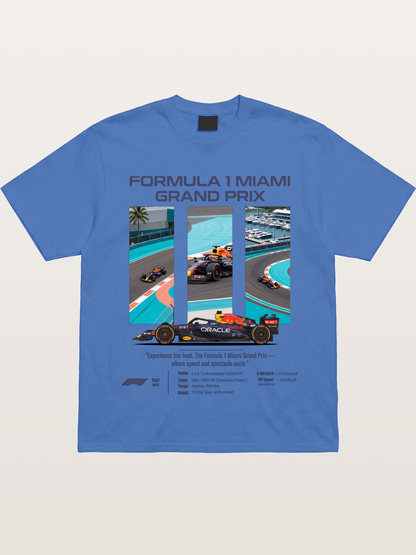 Miami Red Bull Race Art Gildan T-shirt