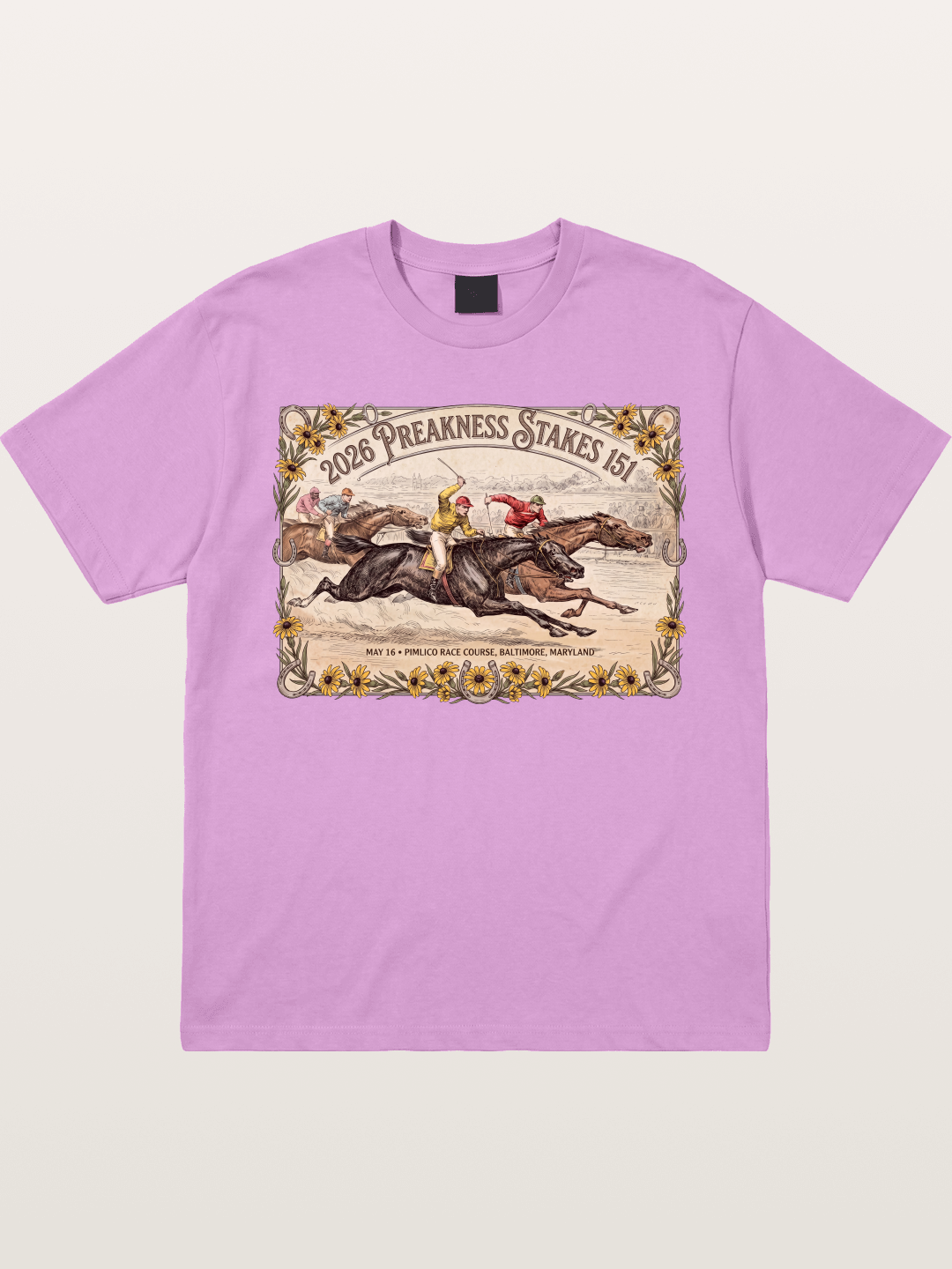 2026 Pimlico Race Course Print Gildan T-shirt