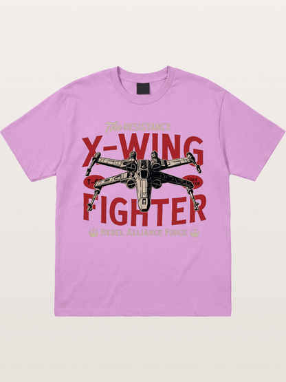 Resistance X-Wing Fighter Retro Design Gildan T-shirt