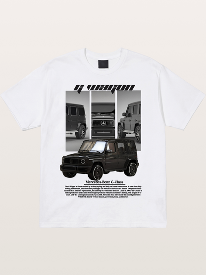 Mercedes G-Wagon Multi Angle View Cotton T-shirt