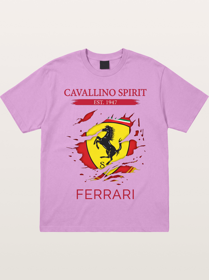 Ferrari 1947 Tear Logo Gildan T-shirt