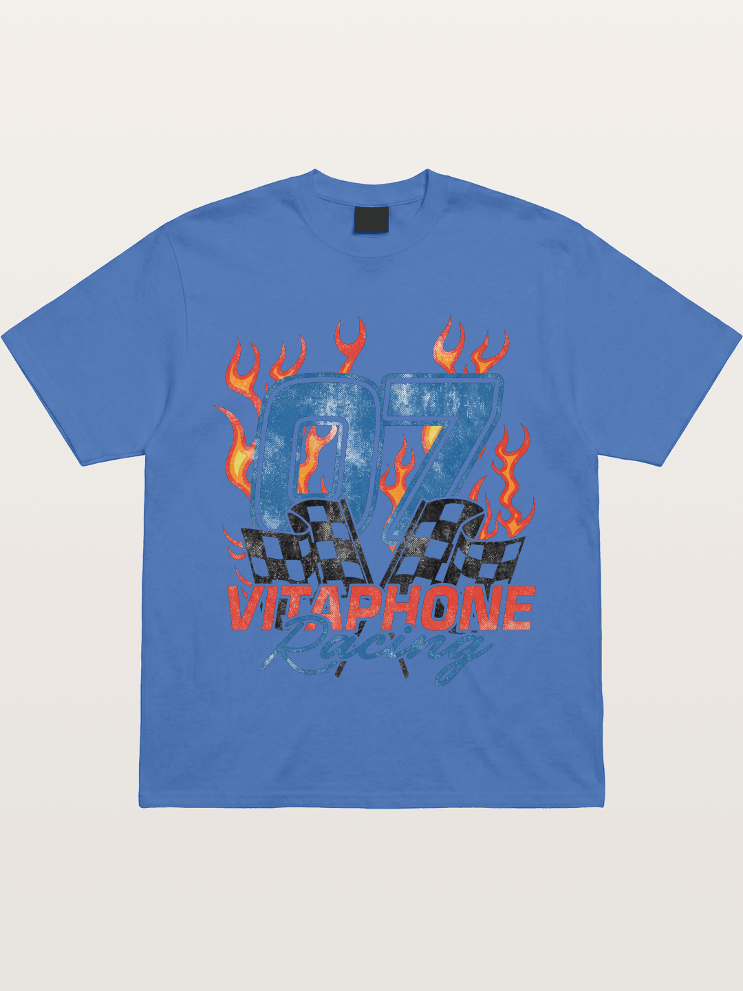 07 Racing Flame Gildan T-shirt