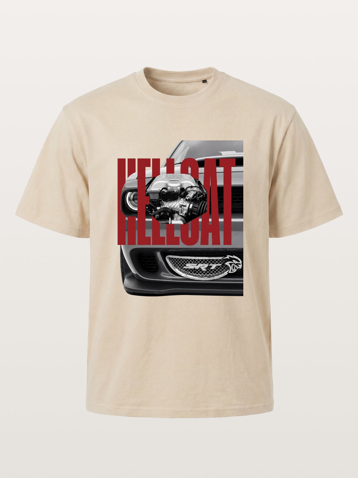 Hellcat Engine Overlay Art Gildan T-shirt
