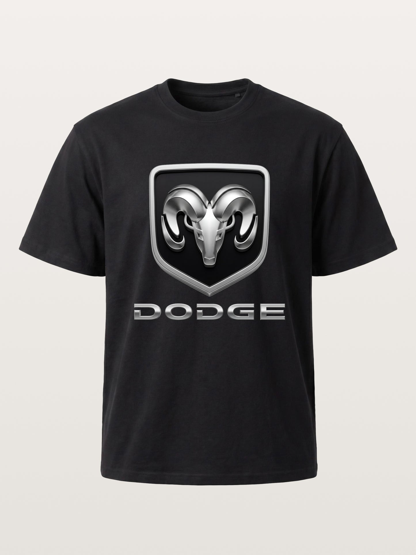 Silver Ram Shield Emblem Gildan T-shirt