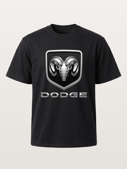 Silver Ram Shield Emblem Gildan T-shirt