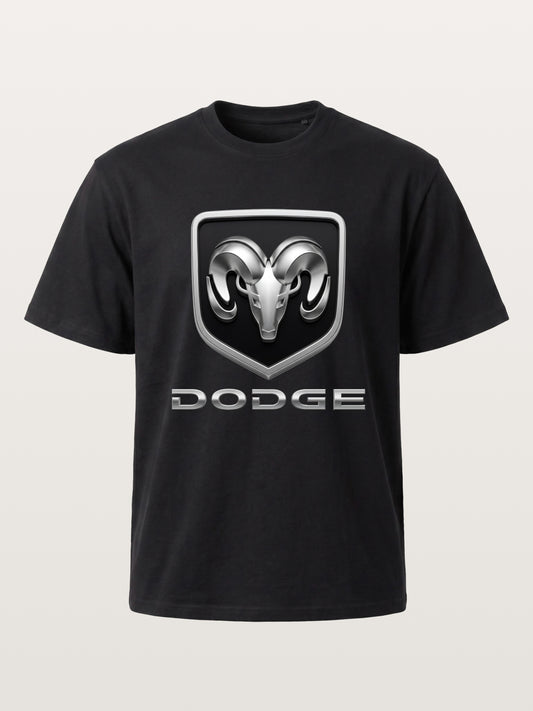 Silver Ram Shield Emblem Gildan T-shirt