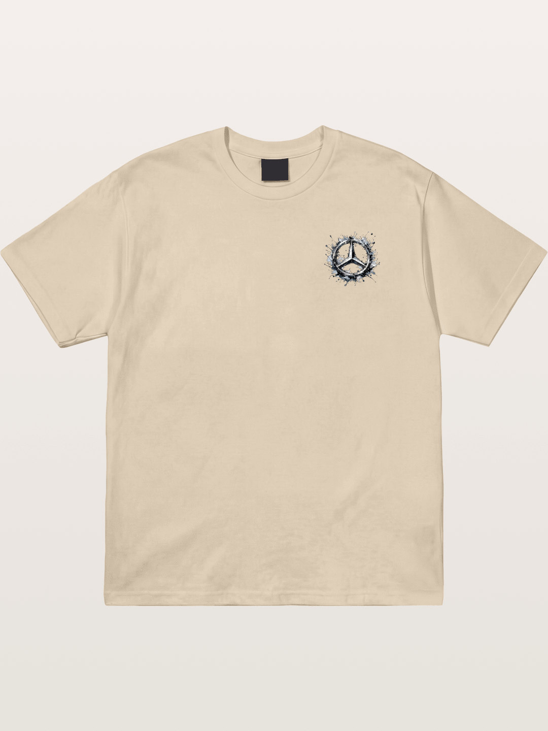 Mercedes Ink Wash Logo Art Gildan T-shirt