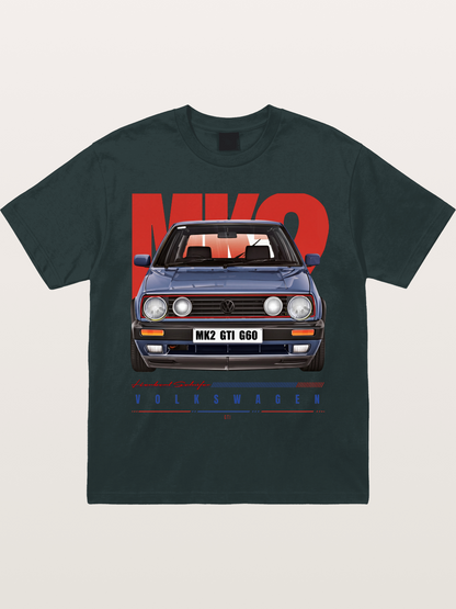 Volkswagen Golf MK2 GTI G60 Gildan T-shirt