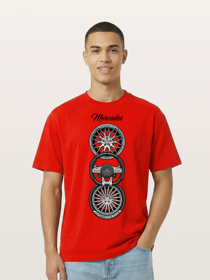 Wheel Stack Cotton T-shirt