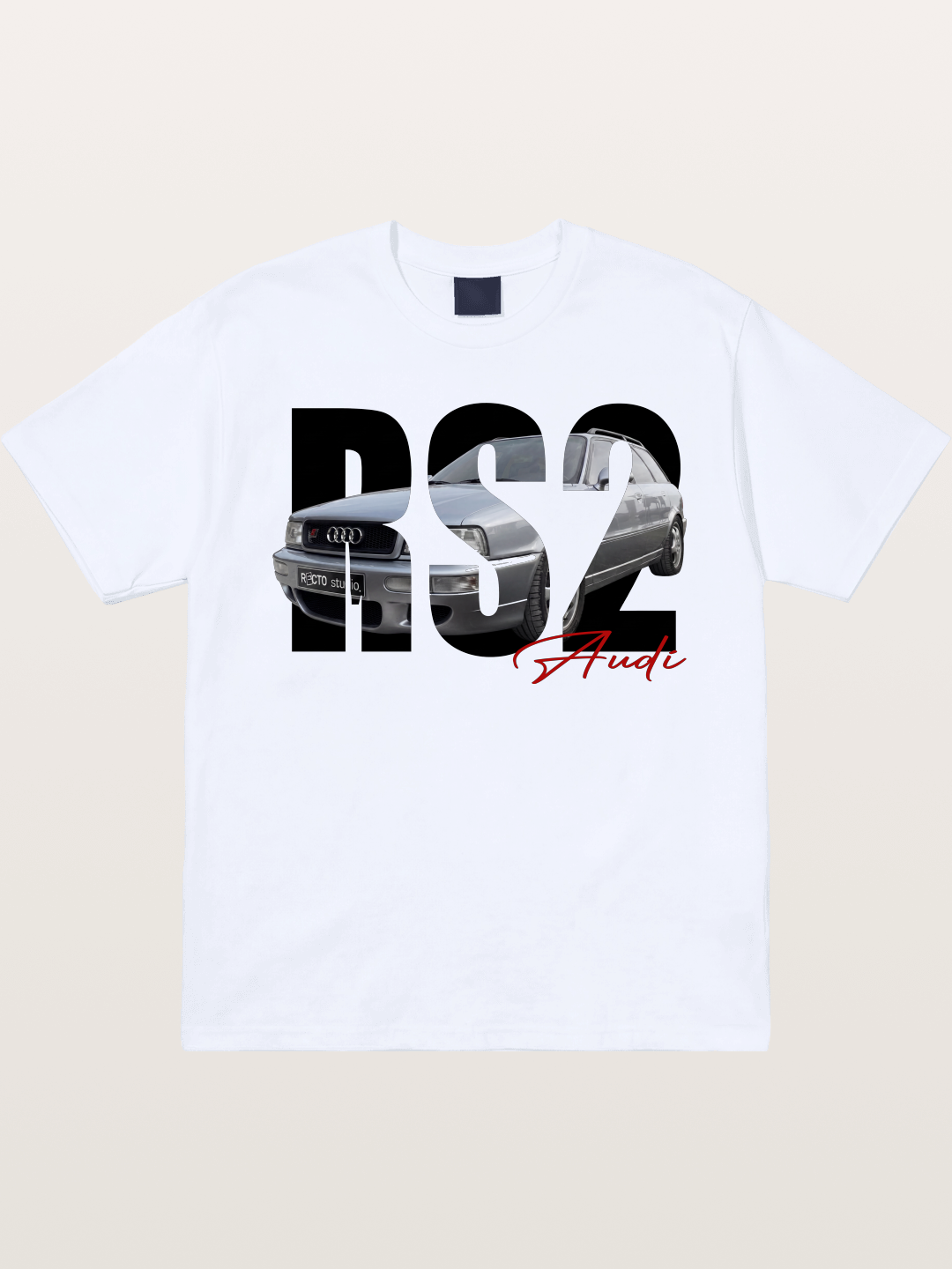 Audi RS2 Car Silhouette Gildan T-shirt