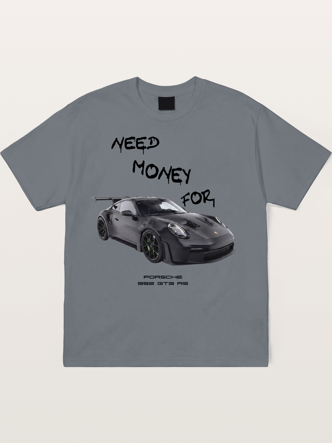 Porsche 992 GT3 RS Need Money Cotton T-shirt....