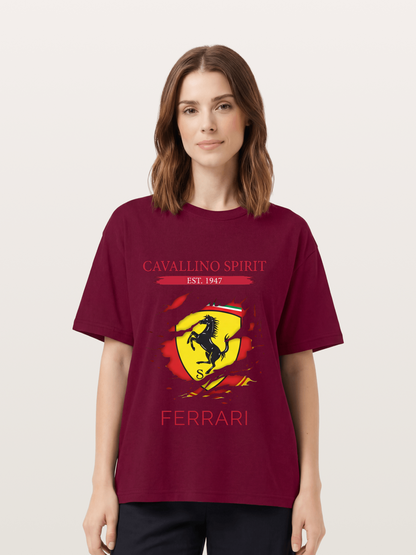 Ferrari 1947 Tear Logo Gildan T-shirt