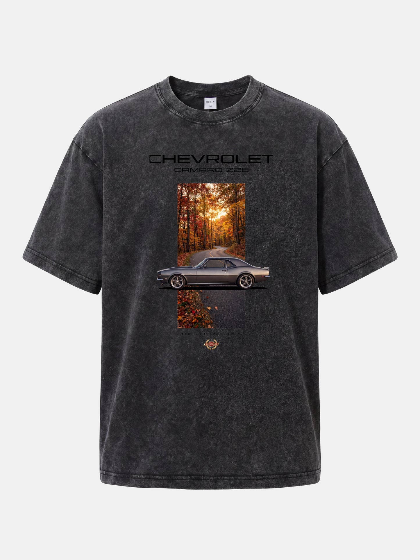 Camaro Z28 Desert Sunset Art Washed T-shirt