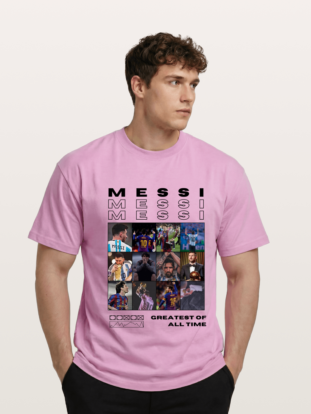 Messi Greatest of All Time Montage Gildan T-shirt