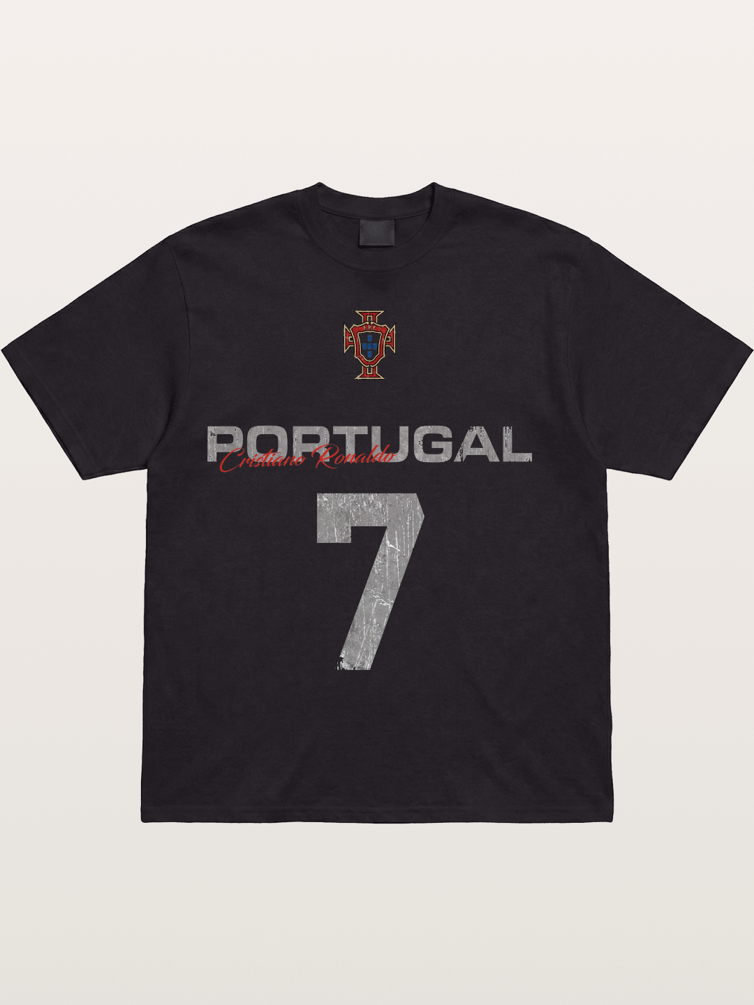 Portugal Ronaldo 7 Jersey Cotton T-shirt