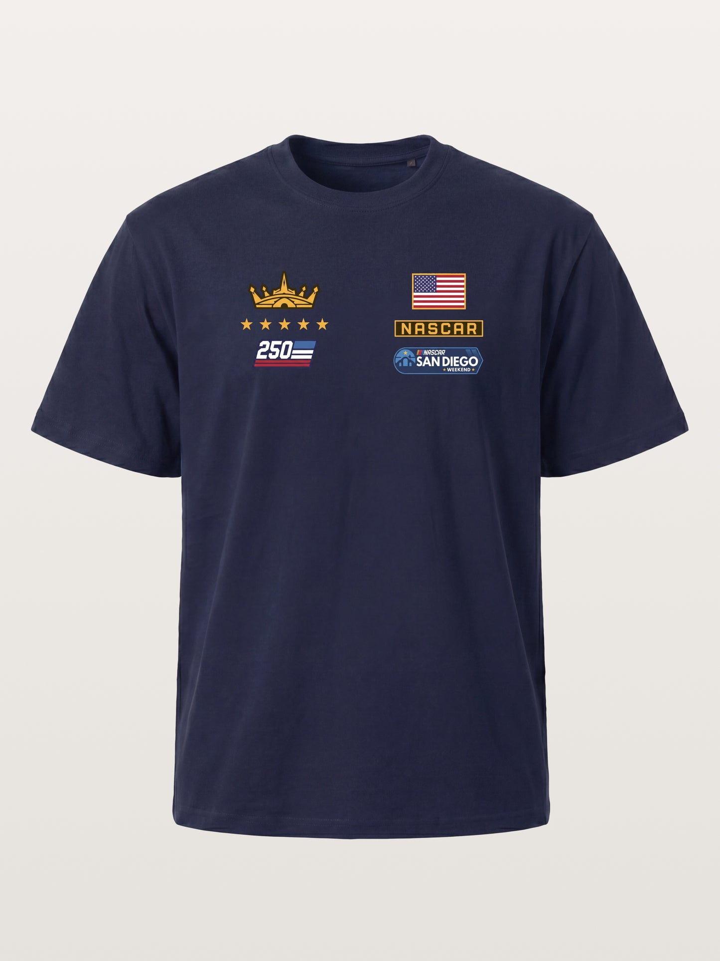 San Diego NASCAR 250th Crown Mark Gildan T-shirt