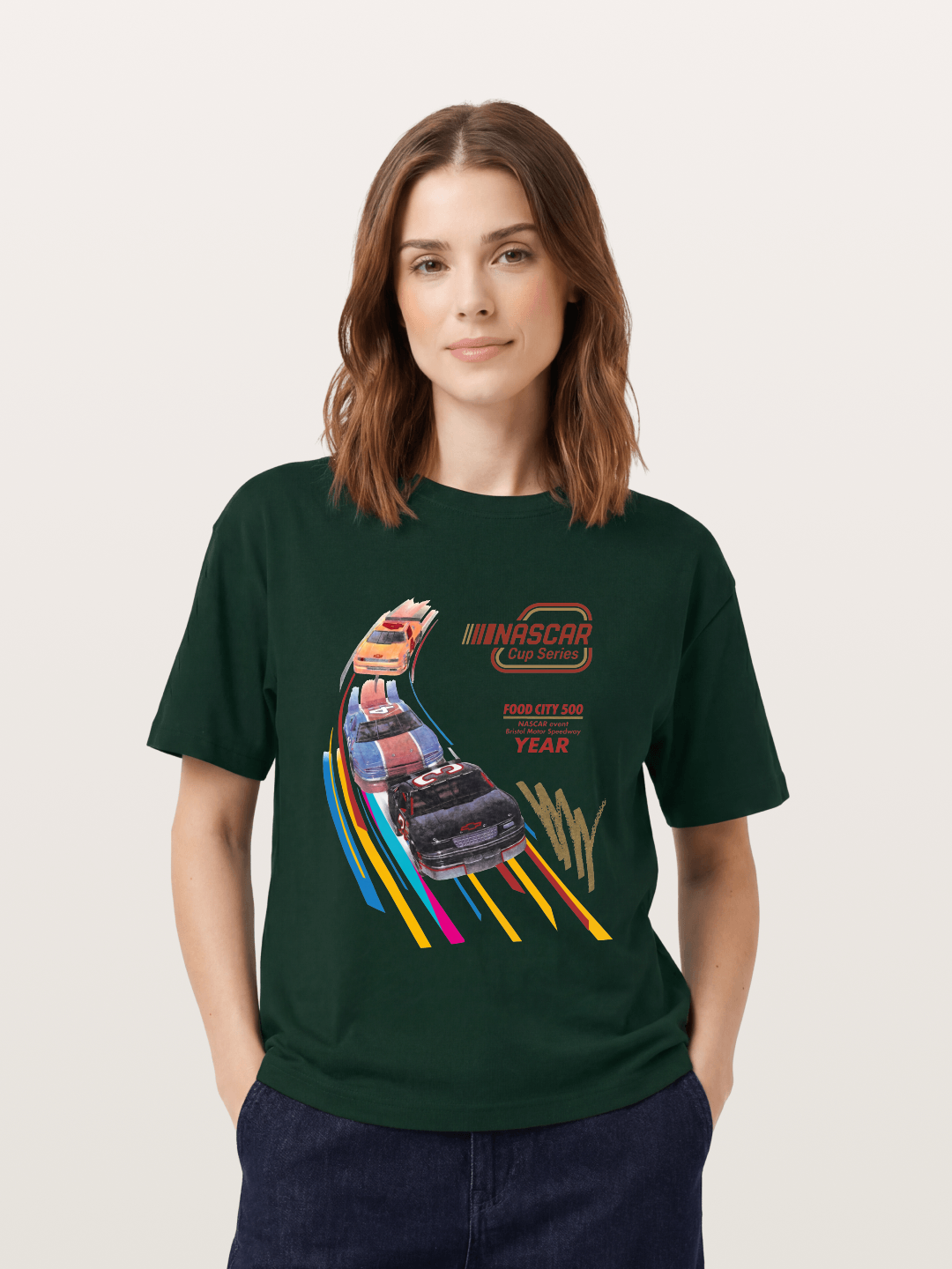 Vintage NASCAR Race Graphic Gildan T-shirt