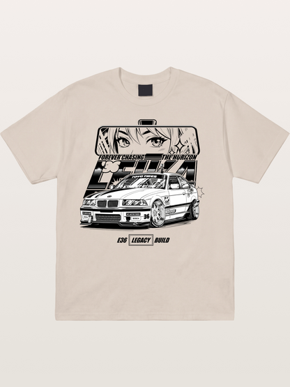 Vintage Race Car Cotton T-shirt