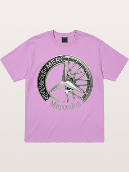 Mercedes Benz Wheel Emblem Art Gildan T-shirt
