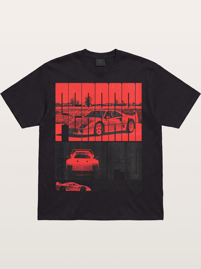 Red F40 Cotton T-shirt