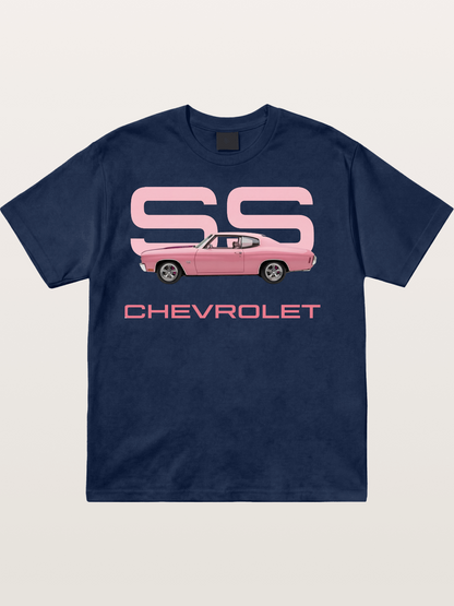 Pink Fury Cotton T-shirt