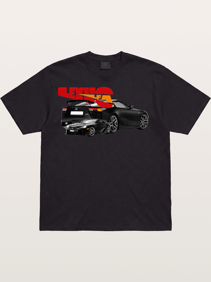 Lexus LFA Racing Collage Art Cotton T-shirt