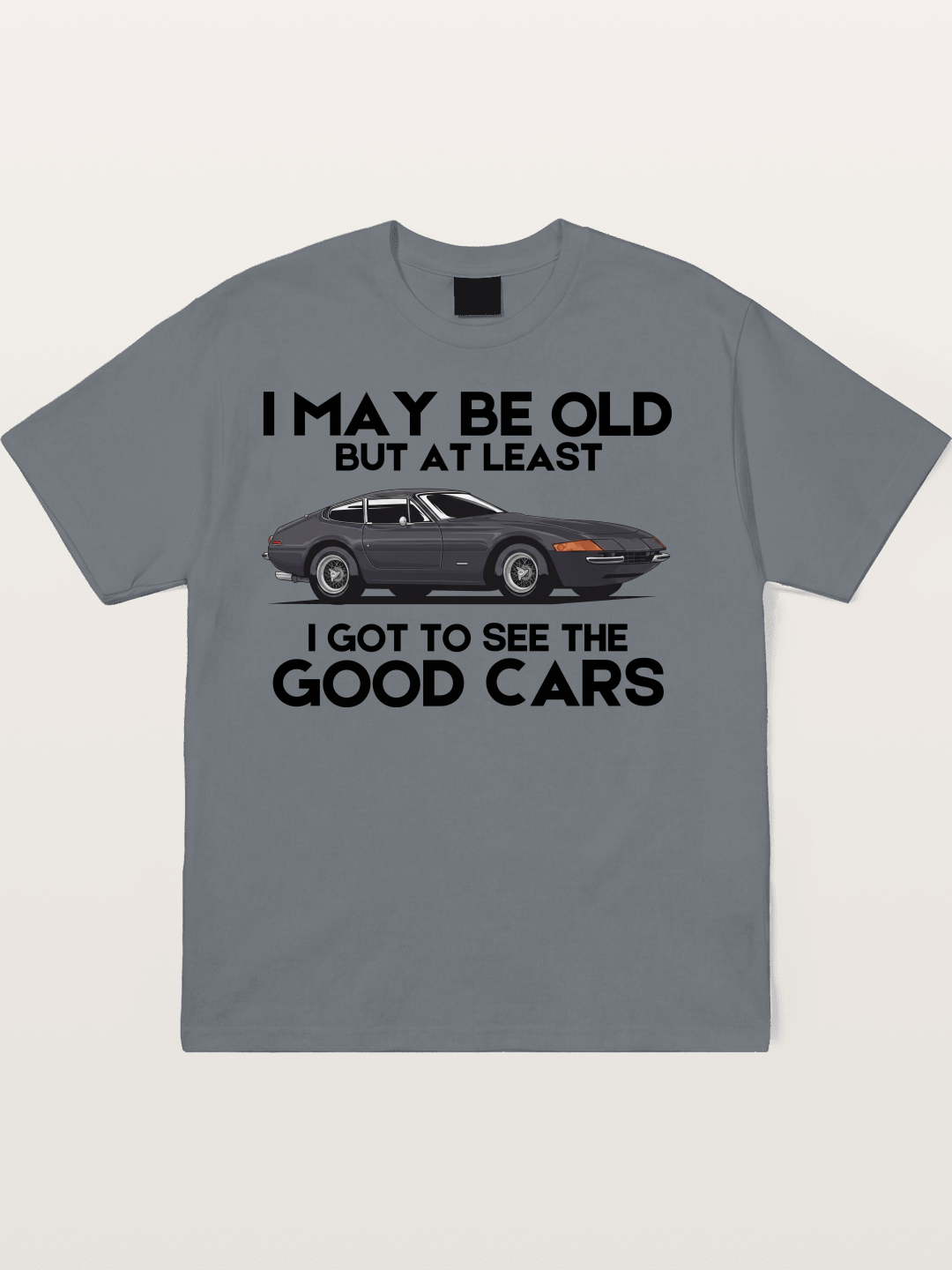 Old Car Enthusiast Good Cars Quote Cotton T-shirt