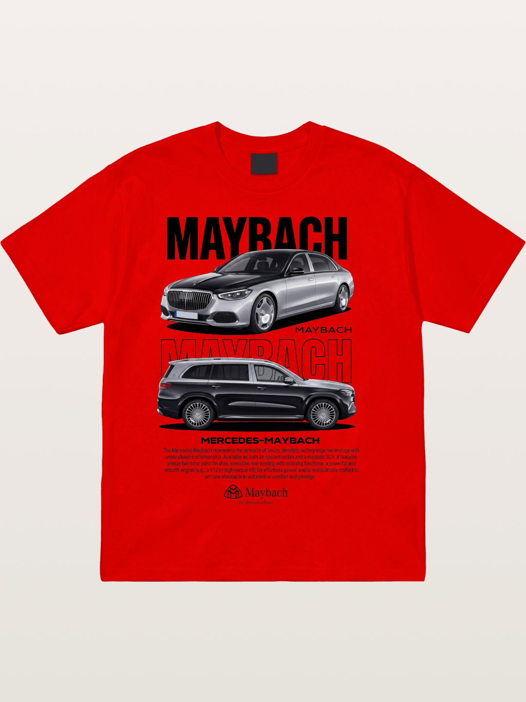 Mercedes Maybach Auto Design Cotton T-shirt