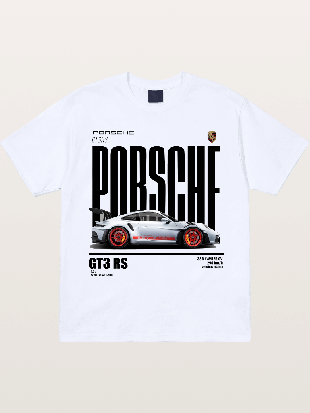 Porsche 911 GT3RS Widebody Sports Car Gildan T-shirt