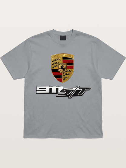 Porsche Crest With 911 ST Gildan T-shirt
