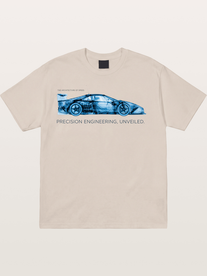 Precision Car Cotton T-shirt