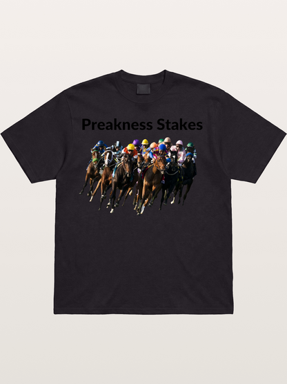 Preakness Stakes Starting Field Race Cotton T-shirt