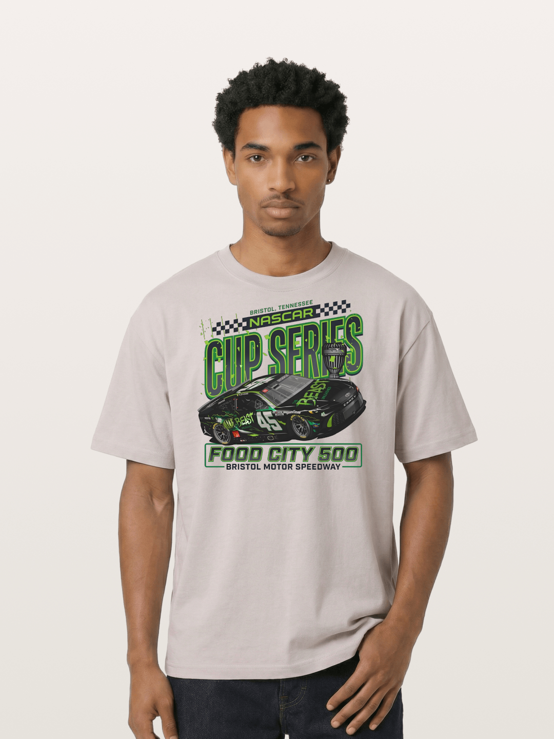 Bristol Food City 500 Art Cotton T-shirt