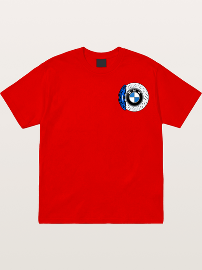BMW Brake Caliper Logo Art Cotton T-shirt