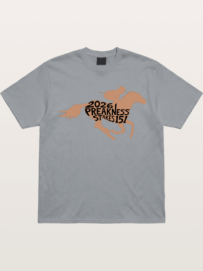 Preakness Stakes 151 Horse Silhouette Gildan T-shirt