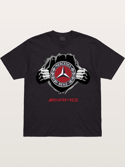 Benz Star Tear Graphic Gildan T-shirt