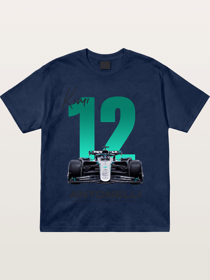 Kimi Antonelli Mercedes F1 12 Cotton T-shirt