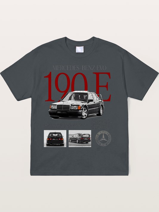 Mercedes-Benz 190E Retro Profile Soft-Stay T-shirt