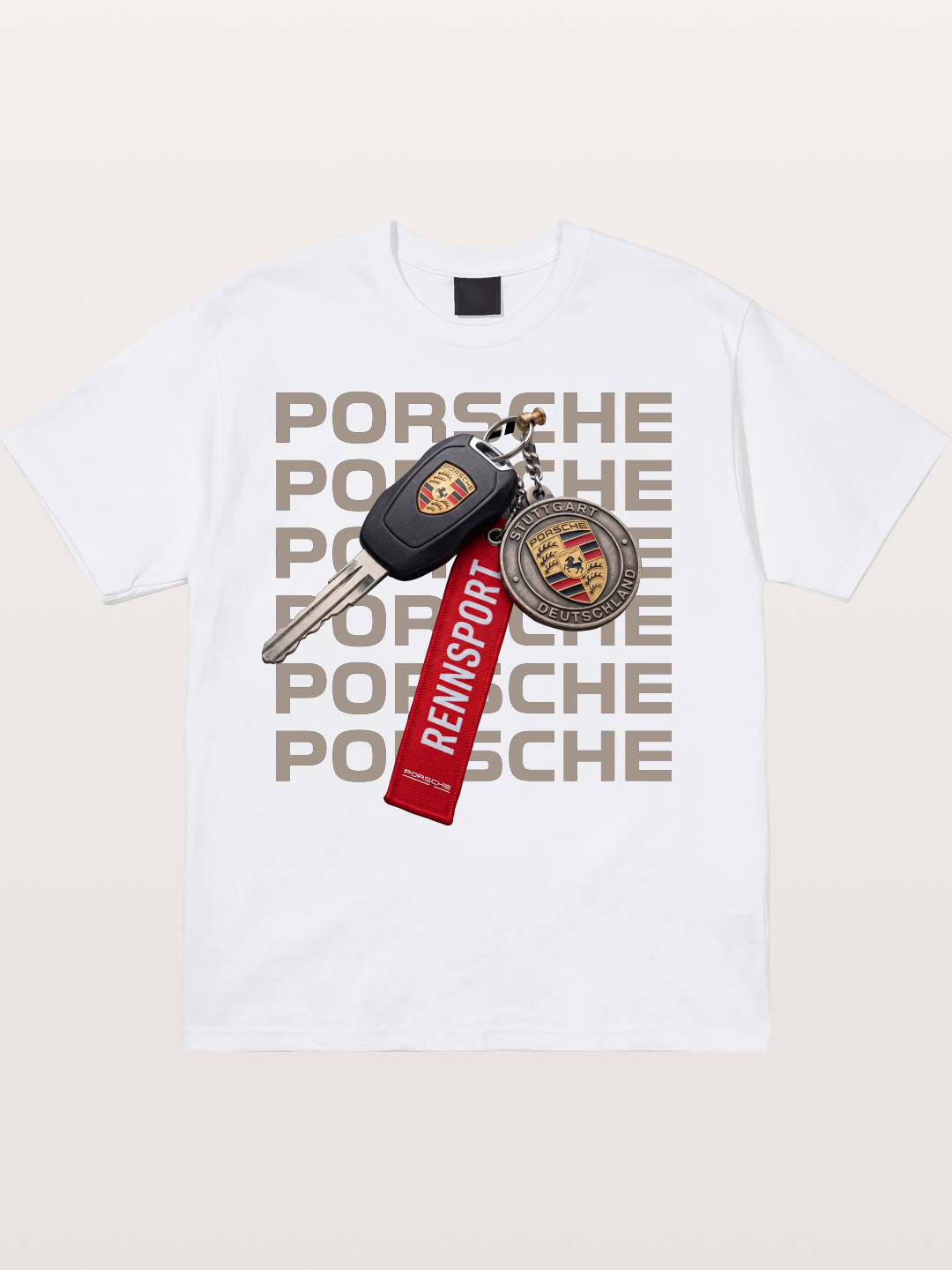 Porsche Key Rennsport Accessory Cotton T-shirt