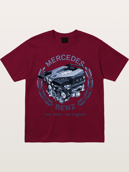 Benz V8 Engine Technical View Gildan T-shirt