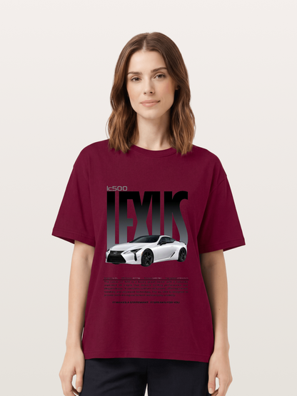 Lexus LC500 Magazine Style Poster Gildan T-shirt
