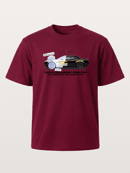 Blueprint Hellcat Spec Poster Gildan T-shirt