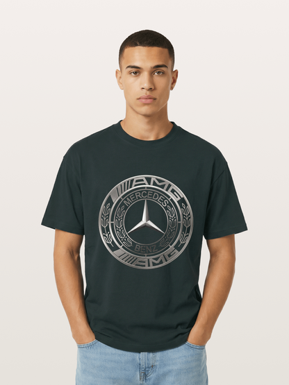 Mercedes-Benz Silver Logo Gildan T-shirt