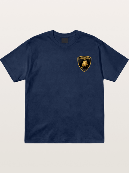 Lamborghini Golden Bull Shield Cotton T-shirt